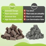 50 Pack Hydroponic Seed Starter Pods with Labels