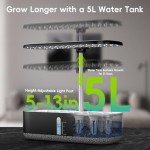 Large Hydroponic Herb Garden with LED Light