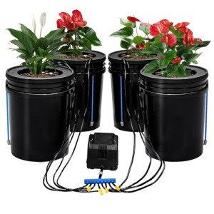 TGrasol 4-Bucket Hydroponic Growing System Kit