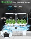 Smart Hydroponic Garden System with Grow Light