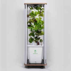 DPROOTS Vertical Hydroponic Growing System with 30 Pods
