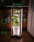 DPROOTS Vertical Hydroponic Growing System with 30 Pods