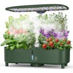 Indoor Hydroponic Herb Garden Kit with Timer