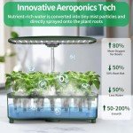 Indoor Hydroponic Herb Garden Kit with Timer