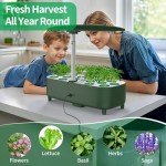 Indoor Hydroponic Herb Garden Kit with Timer