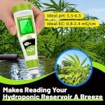 pH and PPM Meter for Hydroponics Nutrient Testing