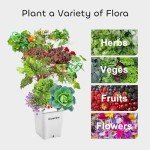 GROWNEER Smart Hydroponic Tower Garden System