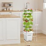GROWNEER Smart Hydroponic Tower Garden System