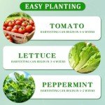 30-Pot Hydroponic Tower Garden System with Timer