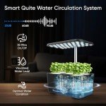 Sonicgrace Indoor Hydroponic System with LED Light