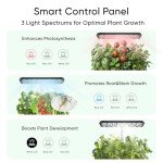 Sonicgrace Indoor Hydroponic System with LED Light