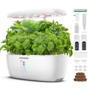 Ahopegarden Indoor Hydroponics 12-Pod Garden Kit