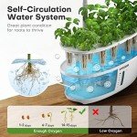 Ahopegarden Indoor Hydroponics 12-Pod Garden Kit