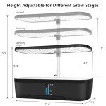 Indoor Hydroponic Herb Garden with Grow Light