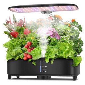 Sonidko Hydroponic Growing System with LED Grow Light