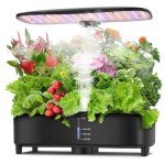 Sonidko Hydroponic Growing System with LED Grow Light