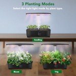Sonidko Hydroponic Growing System with LED Grow Light