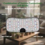 Sonidko Hydroponic Growing System with LED Grow Light