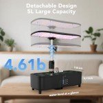 Sonidko Hydroponic Growing System with LED Grow Light
