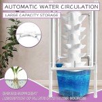 30-Plant Indoor Hydroponic Tower with Grow Lights