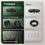 VIVOSUN Automatic Drip Irrigation System with Timer
