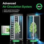 Smart Hydroponic Grow Box with LED Light