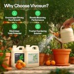 VIVOSUN Hydroponic Nutrients A & B Bundle