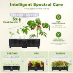 Kingsyard 15-Pod Indoor Hydroponic Herb Garden