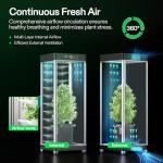 Smart Hydroponic Grow Box with LED Light