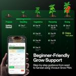 Smart Hydroponic Grow Box with LED Light