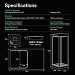 Smart Hydroponic Grow Box with LED Light