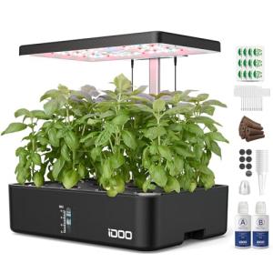 iDOO Hydroponic 12Pods Indoor Garden LED Grow Light