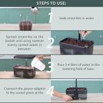 Indoor Herb Hydroponic Growing System with LED Light