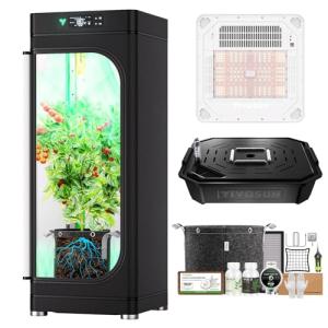 Smart Hydroponic Grow Box with LED Light