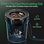 VIVOSUN 5-Gallon DWC Hydroponic Growing System
