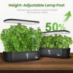 12-Pod Hydroponic Indoor Garden with LED Grow Light