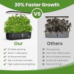 12-Pod Hydroponic Indoor Garden with LED Grow Light