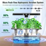 15-Pod Hydroponic Grow System: Indoor Herb Garden Kit