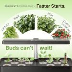 12-Pod Hydroponic Growing System with LED Light