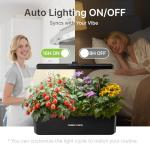 12-Pod Hydroponic Growing System with LED Light