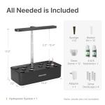 12-Pod Hydroponic Growing System with LED Light