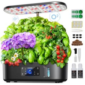 Ahopegarden Indoor Hydroponic Herb Garden Kit