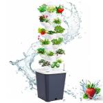 6-Layer Hydroponic Tower Garden Kit with Pump