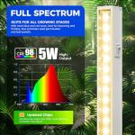 Barrina 1ft Full Spectrum LED Grow Lights 4-Pack