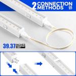 Barrina 1ft Full Spectrum LED Grow Lights 4-Pack