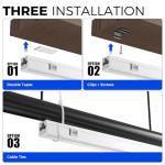 Barrina 1ft Full Spectrum LED Grow Lights 4-Pack