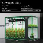 VIVOSUN Reflective Grow Tent for Hydroponics