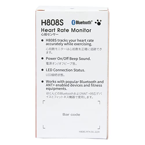 COOSPO Heart Rate Monitor: Bluetooth Strap for Fitness