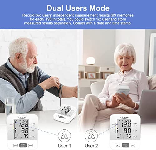 Upper Arm Blood Pressure Monitor - 2×99 Memory
