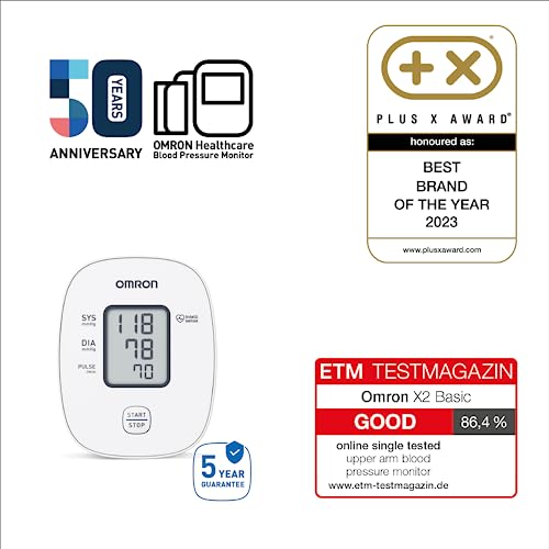 OMRON X2 Basic - Blood Pressure Monitor | Accurate & Reliable